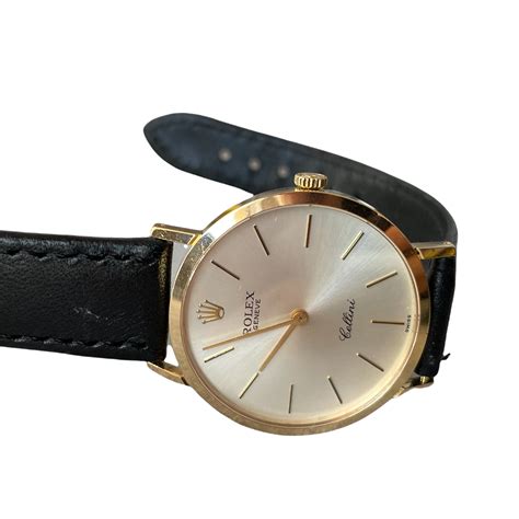 rolex cellini 4112 18k gold watch